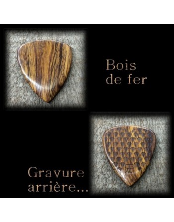 Riki Iron wood plectrum...