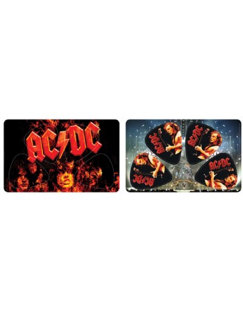 AC/DC Pikcard met 4 plectrums