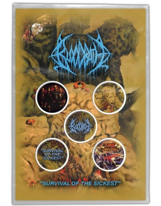 Bloodbath - Surfival of the Sickest - button 5-pack