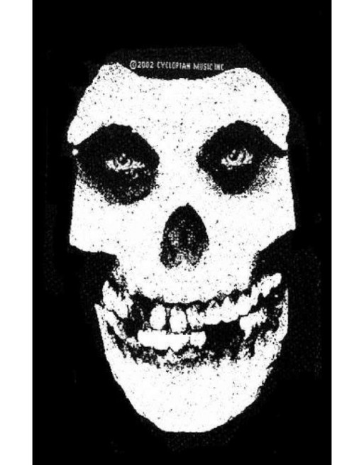 Misfits - White Skull - Patch