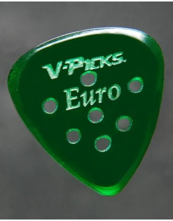 V-Picks Euro Green plectrum...