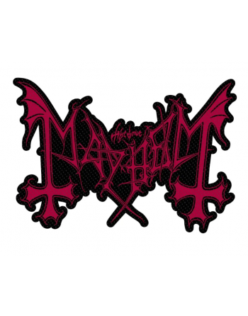 Mayhem - Logo Cut Out - patch
