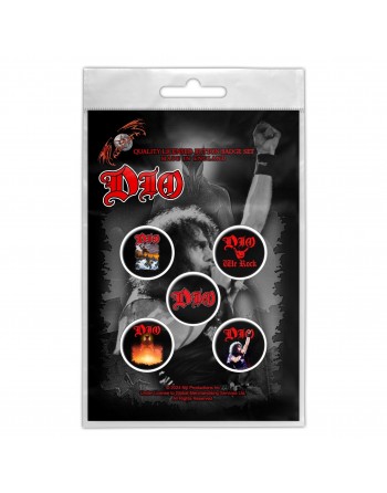 Dio - We Rock - button 5-pack