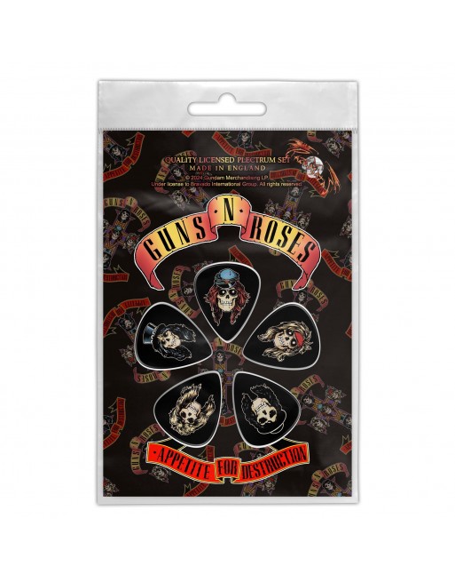Guns N' Roses Plectrum Appetite for Destruction 5-pack 1.00 mm