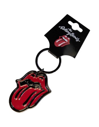 The Rolling Stones - Classic Tongue Black - Sleutelhanger