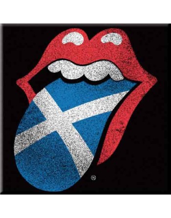 The Rolling Stones - Tongue Scotland Flag - Koelkast Magneet