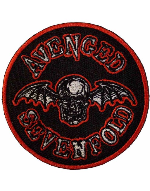 Avenged Sevenfold - Deathbat Orange Border - Patch