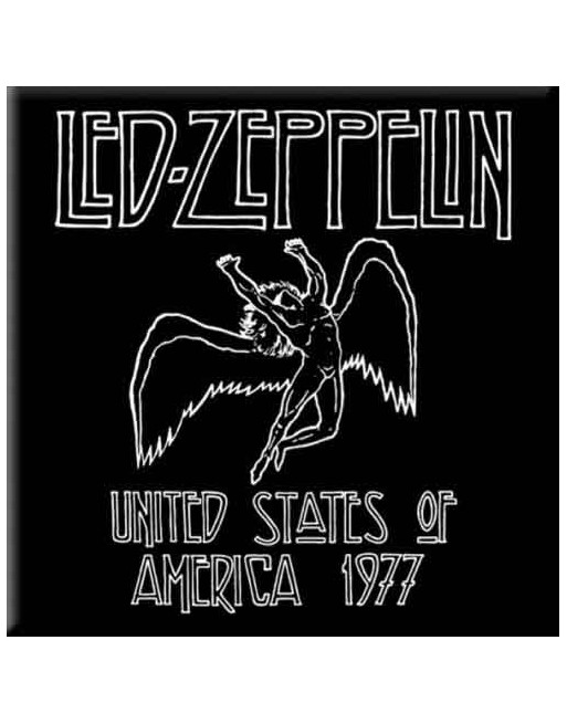 Led Zeppelin - 1977 USA Tour - Koelkast magneet