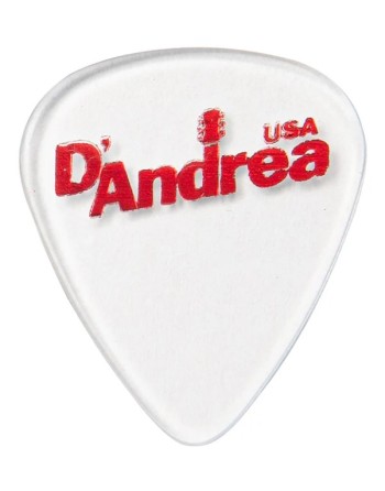 D'Andrea - Clear Acrylic - 346 Plectrum - 1.50 mm