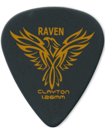 Clayton Black Raven standaard plectrum 1.26 mm