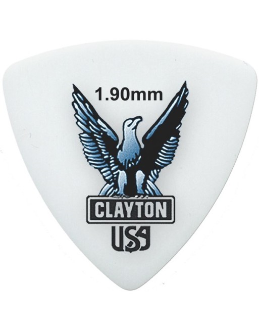Clayton Acetal rounded triangle plectrum 1.90 mm