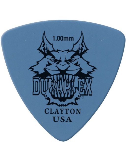 Clayton Duraplex rounded triangle plectrum 1.00 mm
