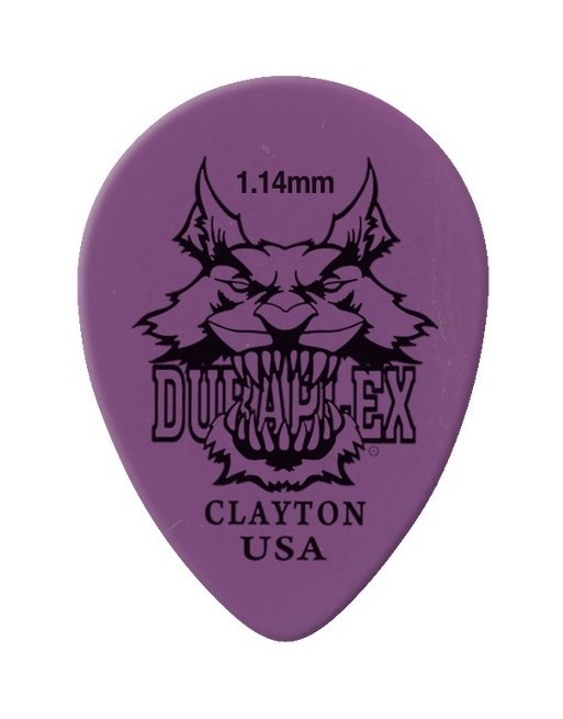 Clayton Duraplex small teardrop plectrum 1.14 mm