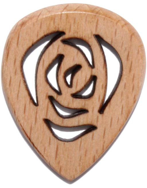 Gestoomd beuken houten Jazz plectrum 3.00 mm