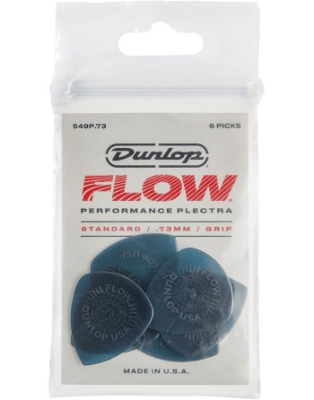 Jim Dunlop 549-073 Flow plectrum 0.73 mm 6-pack