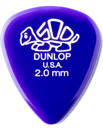 Jim Dunlop 41P200 Delrin® 500 plectrum 2.00 mm 12-pack