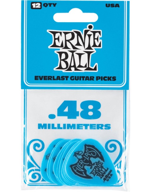 Ernie Ball 9181 Everlast plectrum 0.48 mm 12-pack