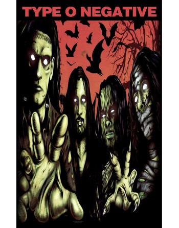 Type O negative Halloween - Textielposter