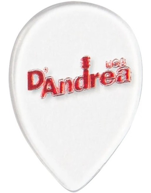D'Andrea - Clear Acrylic - 358 Plectrum - 1.50 mm