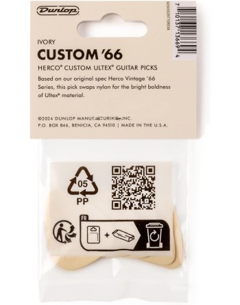 Herco Custom '66 Ultex plectrum heavy 6-pack